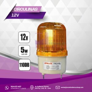 CIRCULINA LED CON SIRENA