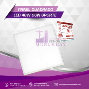 PANEL CUADRADO LED 48W CON SOPORTE