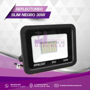 REFLECTOR SLIM NEGRO 30W