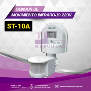 SENSOR DE MOVIMIENTO INFRAROJO 220V