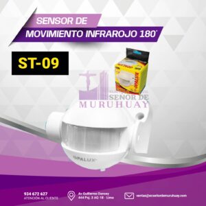 SENSOR DE MOVIMIENTO INFRARROJO 180°